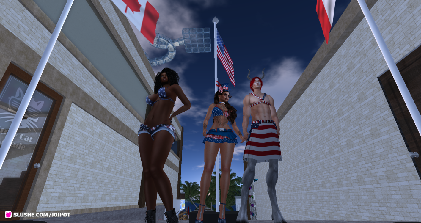 4th of july flagwear collection and funtimes in Chi tau